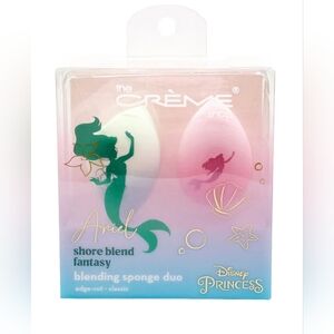 NIB The Creme Shop Disney Ariel Shore Blend Fantasy Blending Sponge Duo